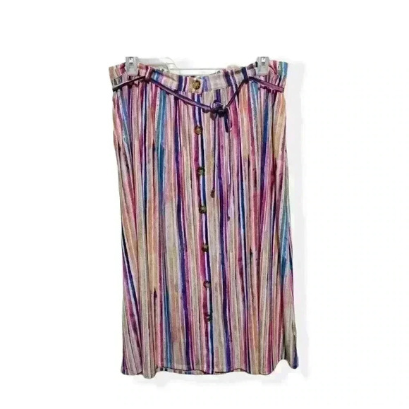 Terra & Sky Plus Size Button Front Maxi Dress 0X - Picture 1 of 3